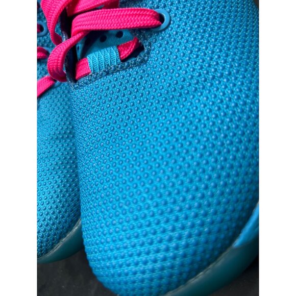 Nobull Mens 8.5 Womens 10 Training Blue Mesh SuperFabric Pink Laces Sneakers - Picture 8 of 10